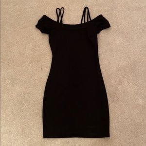 Strappy Black Body-con Dress from Guess